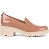 imageNaturalizer Women Darry Slip On Lightweight Lug Sole Heeled LoaferHazelnut Brown Patent Leather