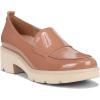 imageNaturalizer Women Darry Slip On Lightweight Lug Sole Heeled LoaferHazelnut Brown Patent Leather