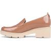 imageNaturalizer Women Darry Slip On Lightweight Lug Sole Heeled LoaferHazelnut Brown Patent Leather