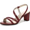 imageNaturalizer Women Vanessa2 Rhinestone Embellished Strappy Heeled SandalCranberry Red
