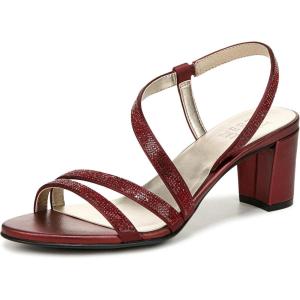 imageNaturalizer Women Vanessa2 Rhinestone Embellished Strappy Heeled SandalCranberry Red