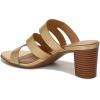 imageNaturalizer Womens Beaming Strappy Slide Heeled SandalMetallic Dark Gold