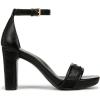 imageNaturalizer Womens Joy Heeled SandalBlack Mesh Sparkle