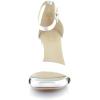 imageNaturalizer Womens Joy Heeled SandalSilver Leather