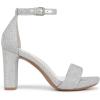imageNaturalizer Womens Joy Heeled SandalSilver Metallic Fabric