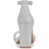 imageNaturalizer Womens Joy Heeled SandalSilver Metallic Fabric