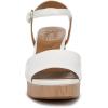 imageNaturalizer Womens Lilly SandalWhite Smooth