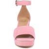 imageNaturalizer Womens Pearlyn Platform SandalFlamingo Pink Suede