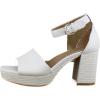 imageNaturalizer Womens Pearlyn Platform SandalWarm White Leather