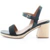 imageNaturalizer Womens Rose Ankle Strap SandalBlack Leather