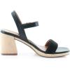 imageNaturalizer Womens Rose Ankle Strap SandalBlack Leather