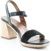 imageNaturalizer Womens Rose Ankle Strap SandalBlack Leather