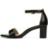 imageNaturalizer Womens Vera Ankle Strap Block Heel Dress SandalBlack