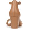 imageNaturalizer Womens Vera Ankle Strap Block Heel Dress SandalCaf