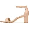 imageNaturalizer Womens Vera Ankle Strap Block Heel Dress SandalCrme Brulee