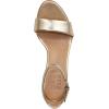 imageNaturalizer Womens Vera Ankle Strap Block Heel Dress SandalDark Gold Metallic