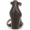 imageNaturalizer Womens Vera Ankle Strap Block Heel Dress SandalEspresso