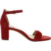 imageNaturalizer Womens Vera Ankle Strap Block Heel Dress SandalHot Sauce Suede