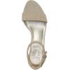 imageNaturalizer Womens Vera Ankle Strap Block Heel Dress SandalNaturalGold Multi