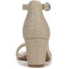 imageNaturalizer Womens Vera Ankle Strap Block Heel Dress SandalNaturalGold Multi