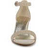 imageNaturalizer Womens Vera Ankle Strap Block Heel Dress SandalNaturalGold Multi