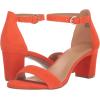 imageNaturalizer Womens Vera Ankle Strap Block Heel Dress SandalOrange Pop Suede