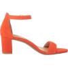 imageNaturalizer Womens Vera Ankle Strap Block Heel Dress SandalOrange Pop Suede
