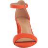 imageNaturalizer Womens Vera Ankle Strap Block Heel Dress SandalOrange Pop Suede