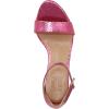 imageNaturalizer Womens Vera Ankle Strap Block Heel Dress SandalPink Metallic Snake