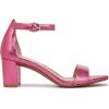imageNaturalizer Womens Vera Ankle Strap Block Heel Dress SandalPink Metallic Snake