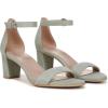 imageNaturalizer Womens Vera Ankle Strap Block Heel Dress SandalPistachio Green Suede