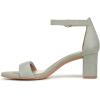 imageNaturalizer Womens Vera Ankle Strap Block Heel Dress SandalPistachio Green Suede