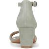 imageNaturalizer Womens Vera Ankle Strap Block Heel Dress SandalPistachio Green Suede