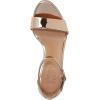 imageNaturalizer Womens Vera Ankle Strap Block Heel Dress SandalRose Gold Faux Leather