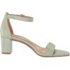 imageNaturalizer Womens Vera Ankle Strap Block Heel Dress SandalSpring Mint Metallic Leather