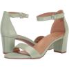 imageNaturalizer Womens Vera Ankle Strap Block Heel Dress SandalSpring Mint Metallic Leather