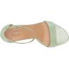 imageNaturalizer Womens Vera Ankle Strap Block Heel Dress SandalSpring Mint Metallic Leather