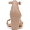 imageNaturalizer Womens Vera Ankle Strap Block Heel Dress SandalVintage Mauve