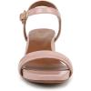 imageNaturalizer womens Izzy Block Heel Ankle Strap SandalCameo Pink