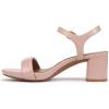imageNaturalizer womens Izzy Block Heel Ankle Strap SandalCameo Pink