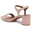 imageNaturalizer womens Izzy Block Heel Ankle Strap SandalCameo Pink