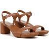 imageNaturalizer womens Izzy Block Heel Ankle Strap SandalEnglish Tea Brown Leather