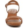 imageNaturalizer womens Izzy Block Heel Ankle Strap SandalEnglish Tea Brown Leather