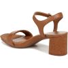 imageNaturalizer womens Izzy Block Heel Ankle Strap SandalEnglish Tea Brown Leather