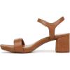 imageNaturalizer womens Izzy Block Heel Ankle Strap SandalEnglish Tea Brown Leather