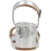 imageNaturalizer womens Izzy Block Heel Ankle Strap SandalSilver
