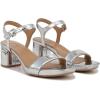 imageNaturalizer womens Izzy Block Heel Ankle Strap SandalSilver