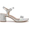imageNaturalizer womens Izzy Block Heel Ankle Strap SandalSilver