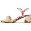 imageNaturalizer womens Izzy Block Heel Ankle Strap SandalSunlight Yellow Floral