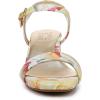 imageNaturalizer womens Izzy Block Heel Ankle Strap SandalSunlight Yellow Floral
